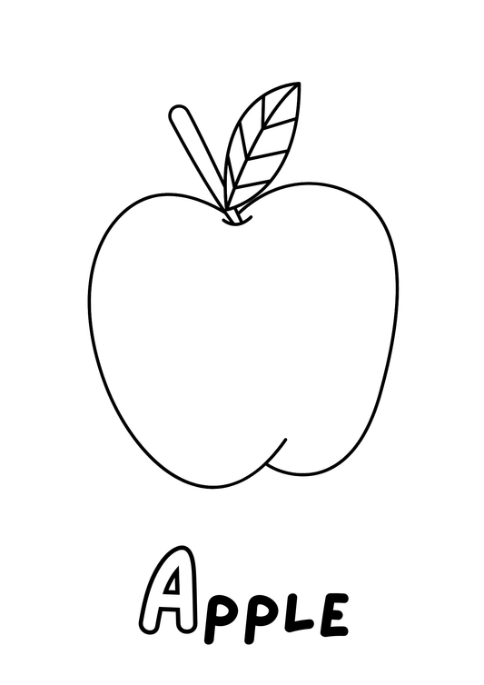 Alphabet Coloring Book (A To Z) - Learn Letters with Fun Pictures