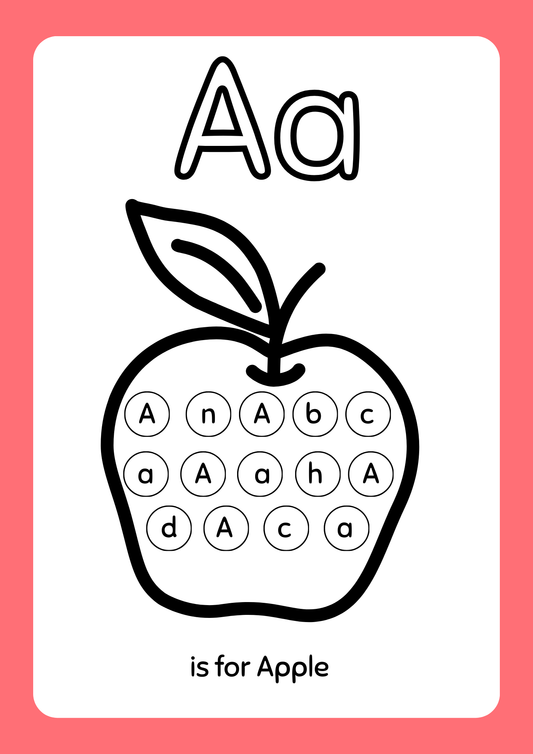 Alphabet Worksheet - Fun Learning for Preschool Kids